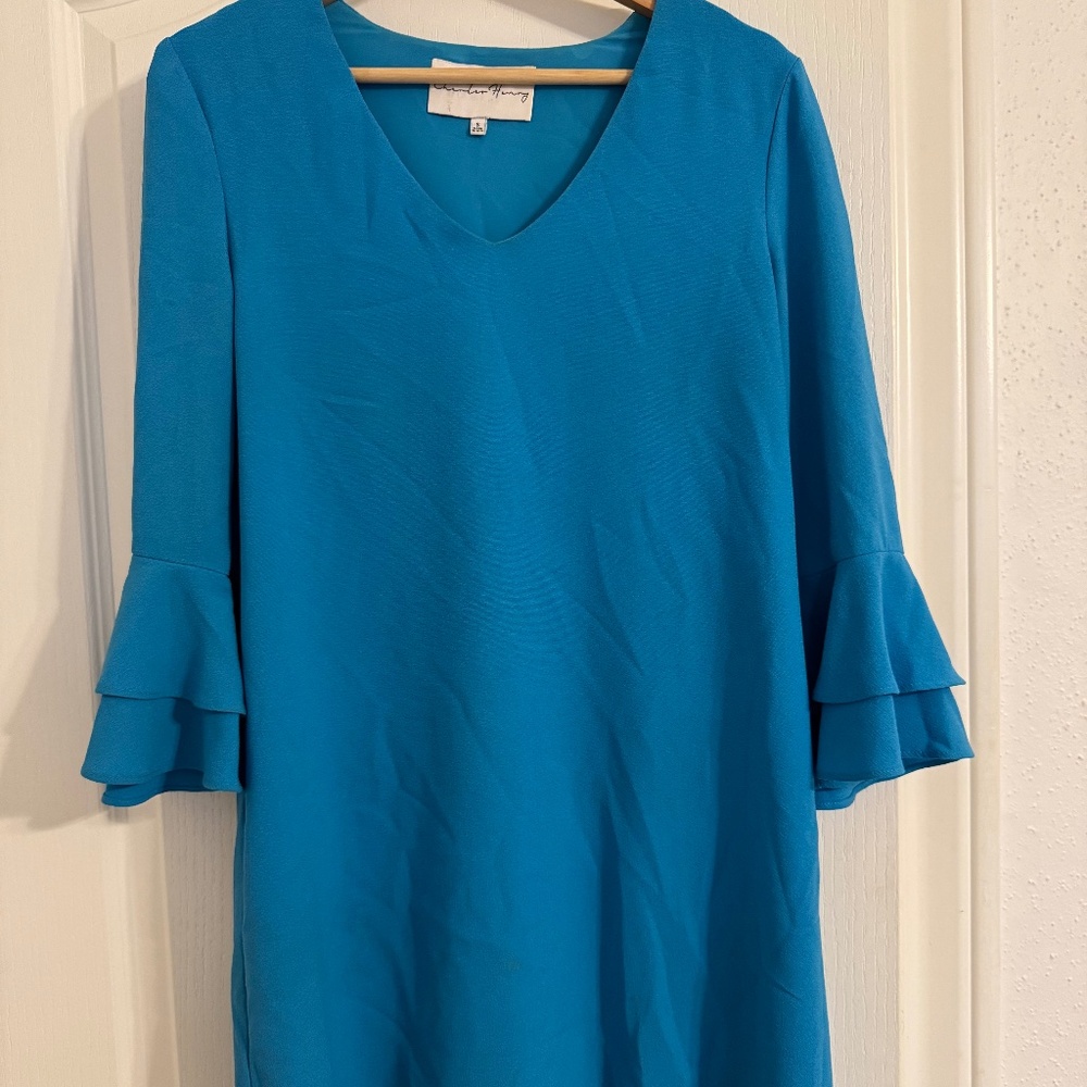 Blue Long SLeeve Dress